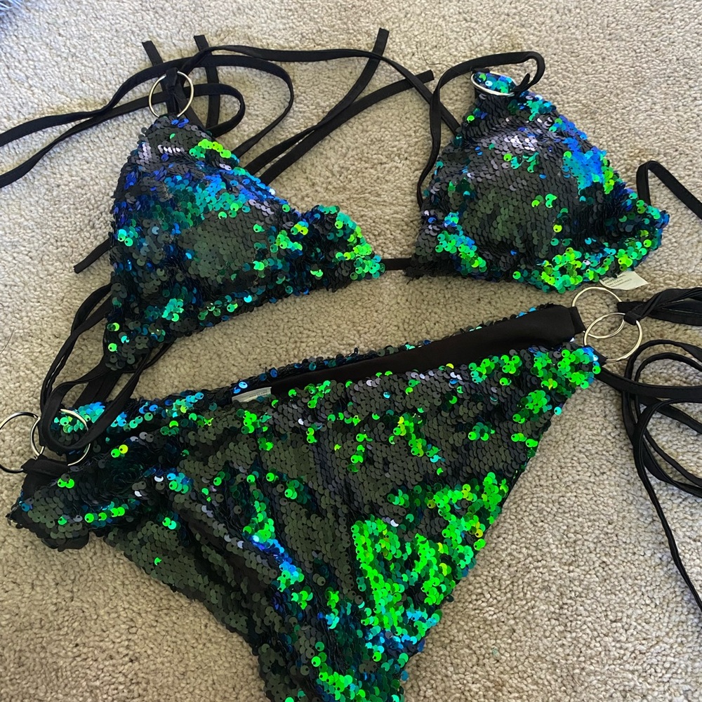 Sequin bikini